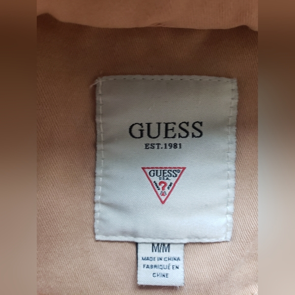 Guess Tan Utility Jacket| Size M - Picture 3 of 11